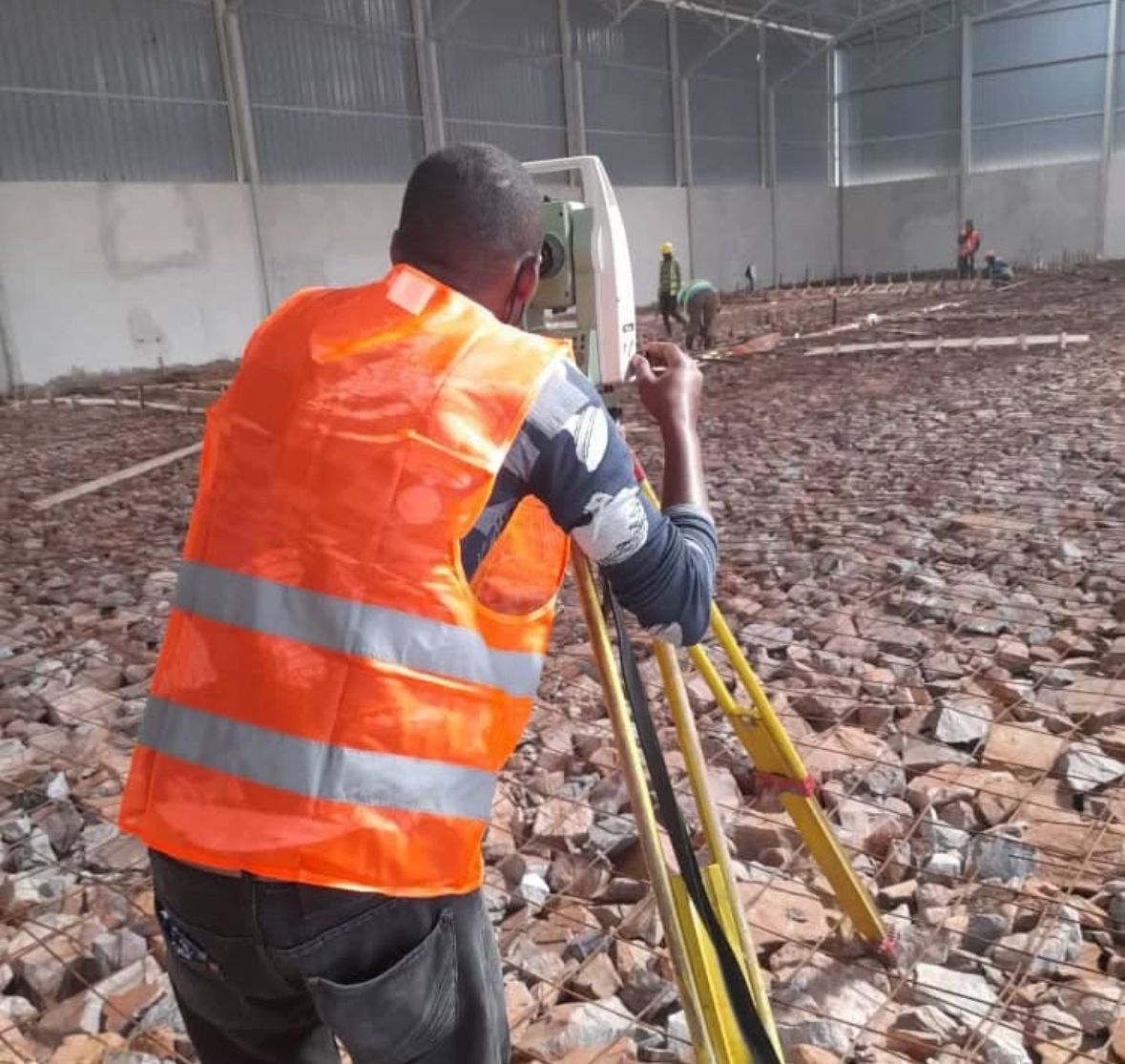 Surveyor with instrument